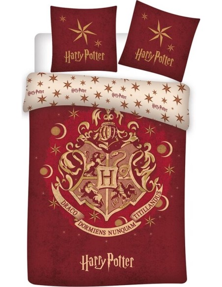 Parure housse de couette Harry Potter En Coton Bio - New discount.com