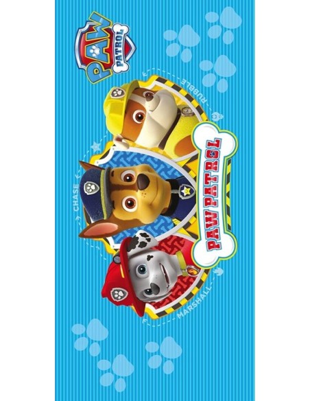 Serviette de plage ou drap de bain Paw Patrol en coton - New discou...