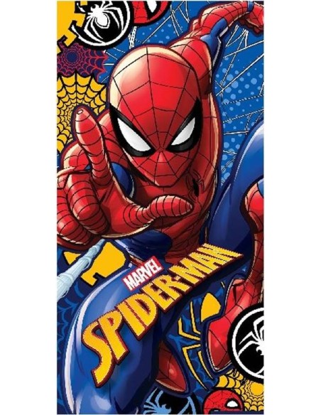 Drap de plage ou Serviette de bain Spiderman Marvel
