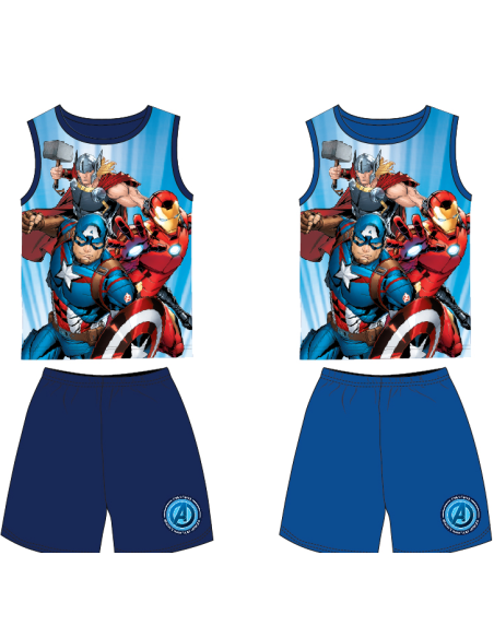 Ensemble Débardeur Short Avengers Marvel