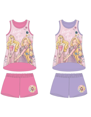 Ensemble T-shirt Débardeur avec short Princesse Disney