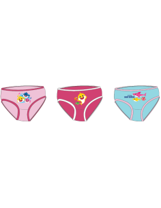 Caja de 3 bragas Baby shark
