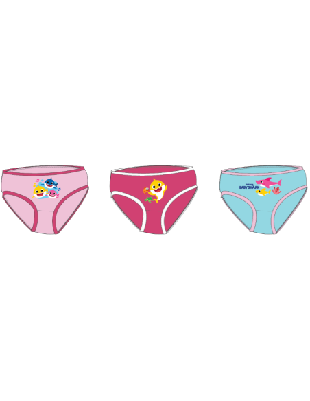 Scatola di 3 mutandine  Baby shark