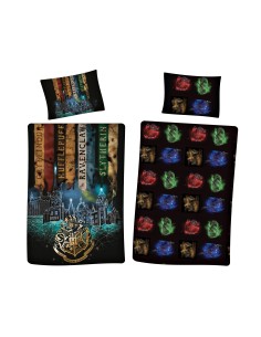 Set copripiumino Harry Potter - 1 copripiumino 140x200 + 1 federa 63x63cm