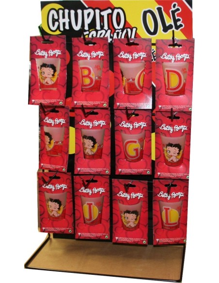 Verre Betty Boop initiales - New discount.com