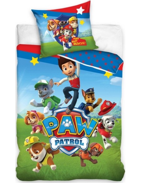 Parure de lit Paw Patrol avec taie d oreiller - New discount.com