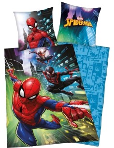Set copripiumino Spiderman + fodere per cuscino Spiderman - New dis...