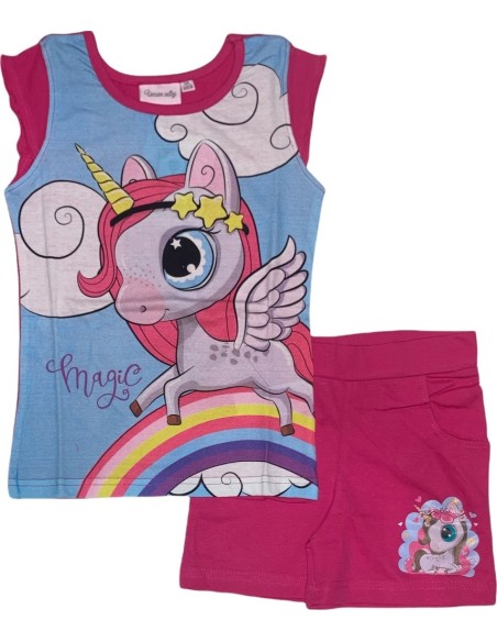 Pigiama corto unicorno - New discount.com