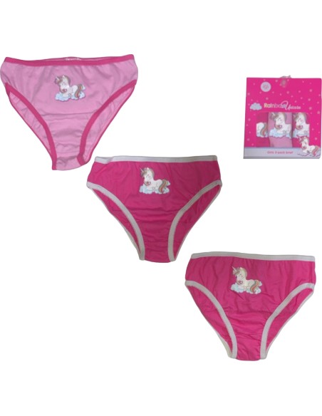 Boite de 3 culottes Licorne - New discount.com