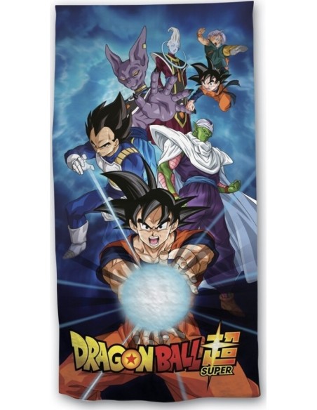 Drap de plage ou Serviette de bain Dragon Ball Super en coton - New...