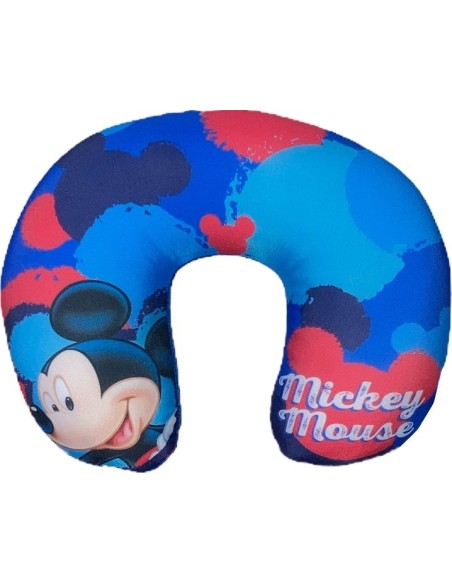 Coussin de Nuque Mickey Repose Tête Cou U Oreiller de Voyage - New ...