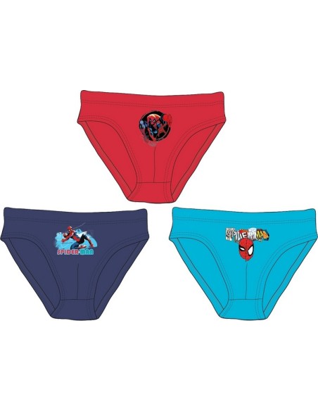 Caja de 3 Spiderman Slips -New discount.com