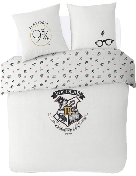 Parure de lit Harry Potter - housse de couette Harry Potter 240 X 2...