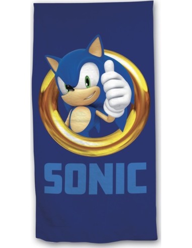 Drap de plage ou drap de bain Sonic en coton - New discount.com