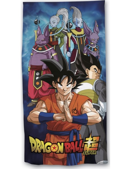 Drap de plage ou Serviette de bain Dragon Ball Super en coton - New...
