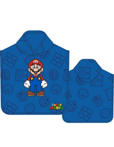 Poncho de bain Super Mario a capuche - New discount.com