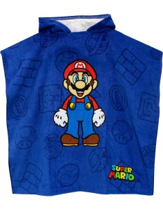 Super Mario Swim Poncho con capucha -New discount.com