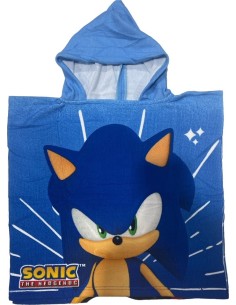 Sonic Swim Poncho con capucha -New discount.com