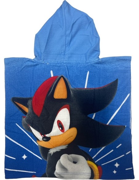 Poncho de bain Sonic à capuche - New discount.com