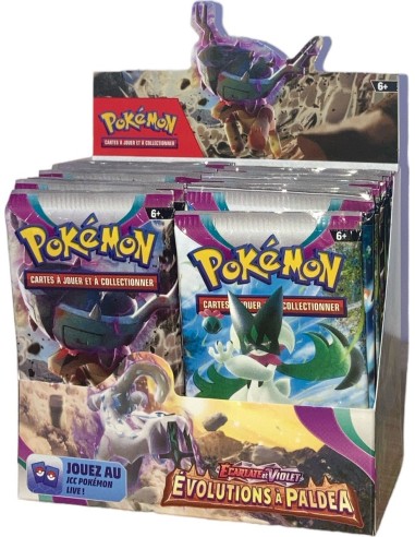 Booster Pokémon écarlate et violet évolutions à Paldea en VF - New ...