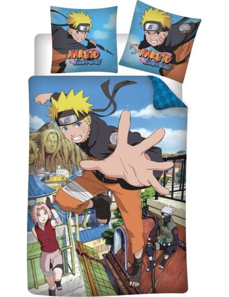 Parure housse de couette Naruto En coton - New discount.com