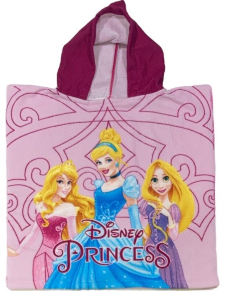 Poncho de baño con capucha Disney PRINCESS -New discount.com