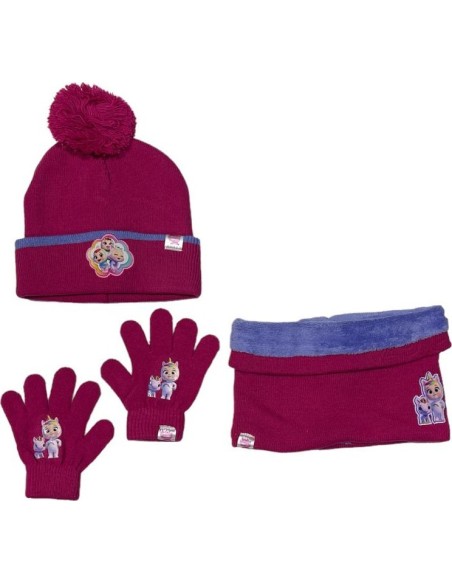 Set 3 pezzi Cappello + Scaldacollo + Guanti Cry Babies - New discou...