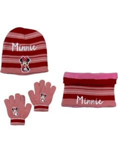 Set 3 piezas gorro + redecilla + guantes Minnie Disney -New discoun... 2