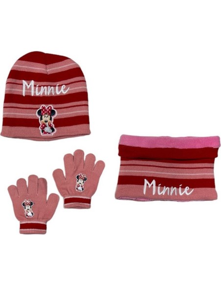 Set 3 pezzi Cappello + Scaldacollo + Guanti Minnie Disney - New dis...