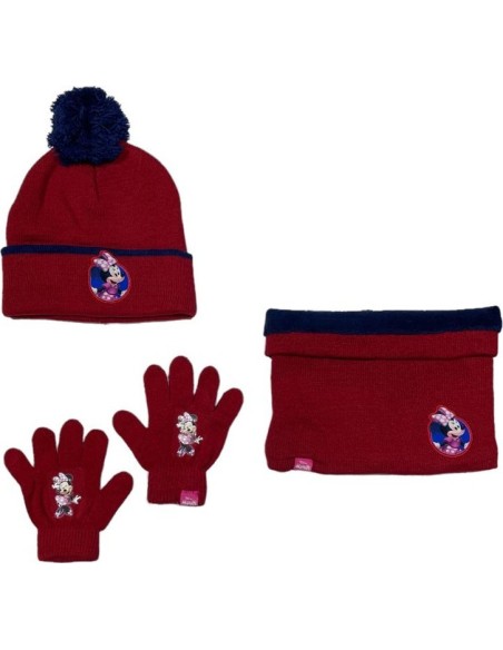 Set 3 pezzi Cappello + Scaldacollo + Guanti Minnie Disney - New dis...