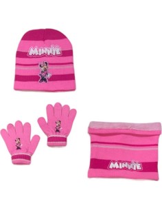 Set 3 piezas gorro + redecilla + guantes Minnie Disney -New discoun... 2