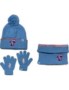 Set 3 pièces Bonnet + snood + gants Frozen Disney, New discount.com... 2