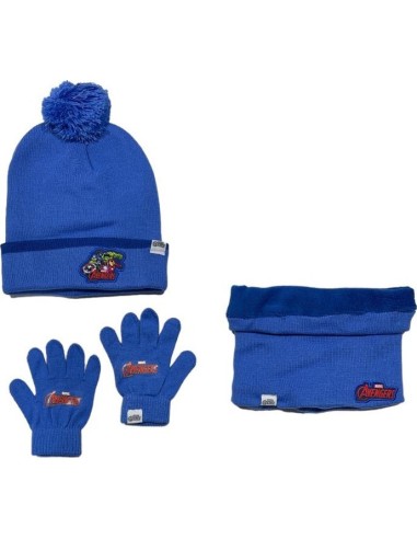 Set 3 pezzi Cappello + Scaldacollo + Guanti Avengers Marvel - New d...