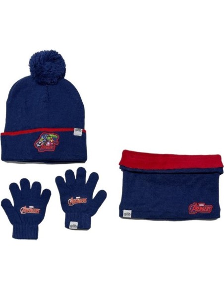 Set 3 pezzi Cappello + Scaldacollo + Guanti Avengers Marvel - New d...