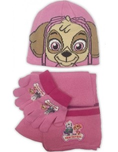Set 3-piece Paw Patrol hat + gloves + scarf Paw Patrol, New discoun... 2