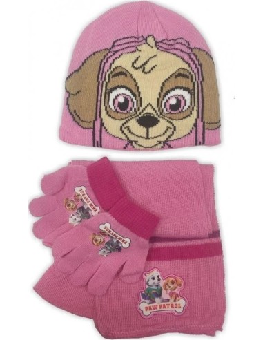 Set 3 pièces Paw Patrol bonnet + gants + echarpe Paw Patrol - New d...