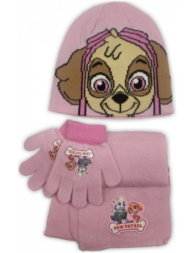 Set 3 pièces Paw Patrol bonnet + gants + echarpe Paw Patrol - New d...