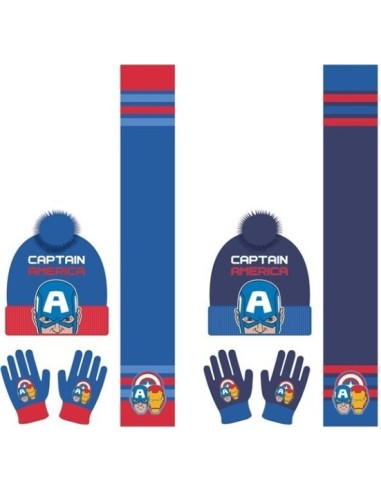 Set 3 pièces Avengers bonnet + gants + echarpe AvengerS - New disco...