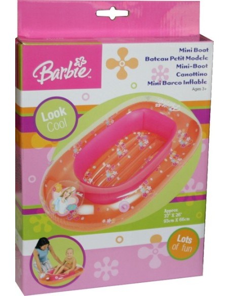 Bote inflable Barbie 94 x 65 cm. -New discount.com