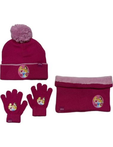 Set 3 pièces Bonnet + Snood + gants Princesse Disney - New discount...