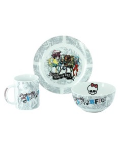 Monster High Breakfast Set 3 pezzi - New discount.com
