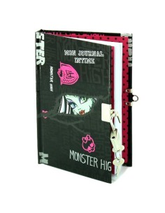 Journal Intime avec serrure Monster High Mattel Noir - New discount...