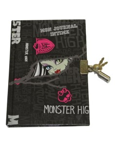 Journal Intime avec serrure Monster High Mattel Noir - New discount... 2