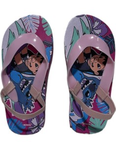 Tongs Stitch Disney avec bride élastiquée - New discount.com