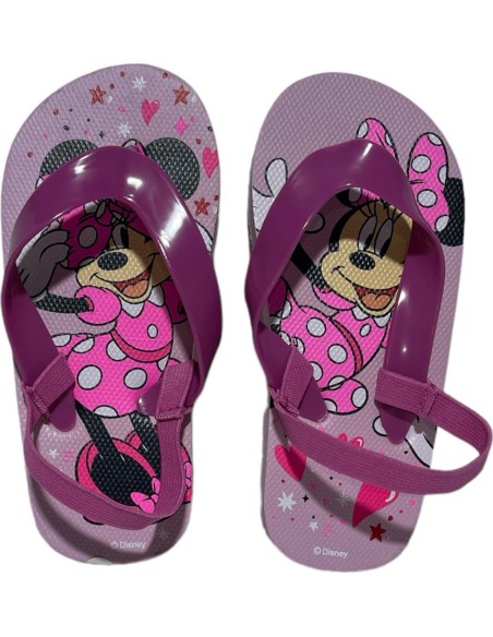 Minnie Disney flip flops with elastic strap, New discount.com, Nouv...