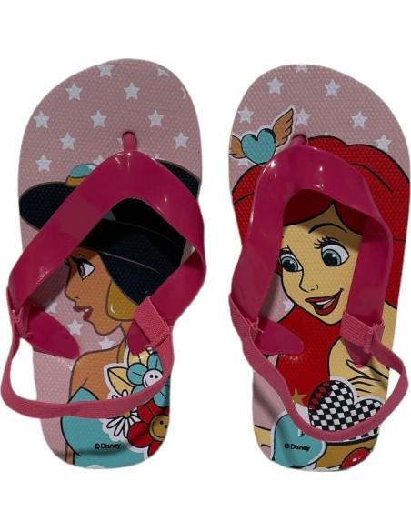 Tongs Princesses Disney avec bride élastiquée - New discount.com