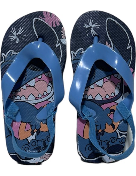 Tongs Stitch Disney avec bride élastiquée - New discount.com