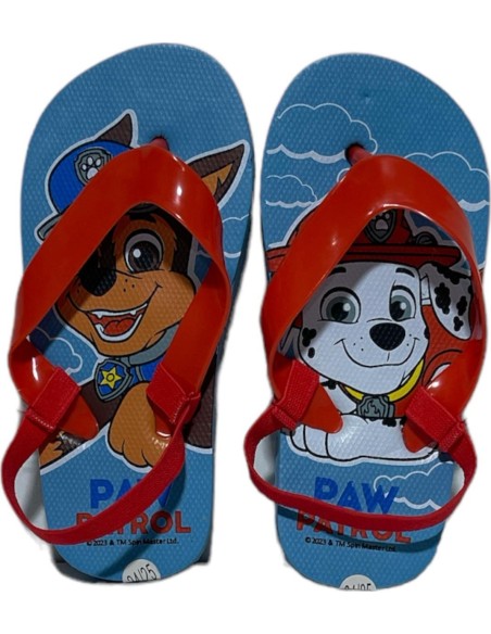 Chanclas Paw Patrol con tira elástica -New discount.com
