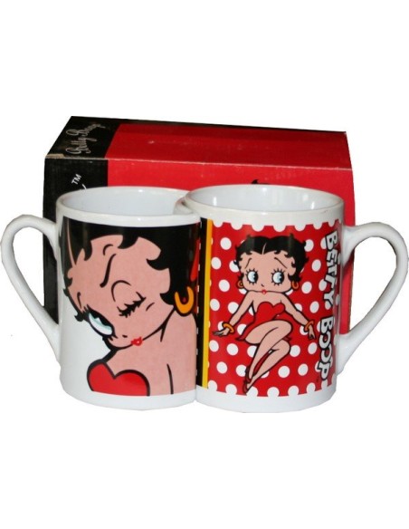set di 2 tazze annidate Betty boop - New discount.com