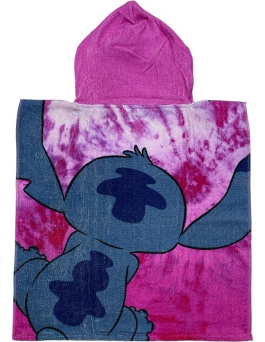 Poncho de bain Stitch Disney à capuche en coton - New discount.com